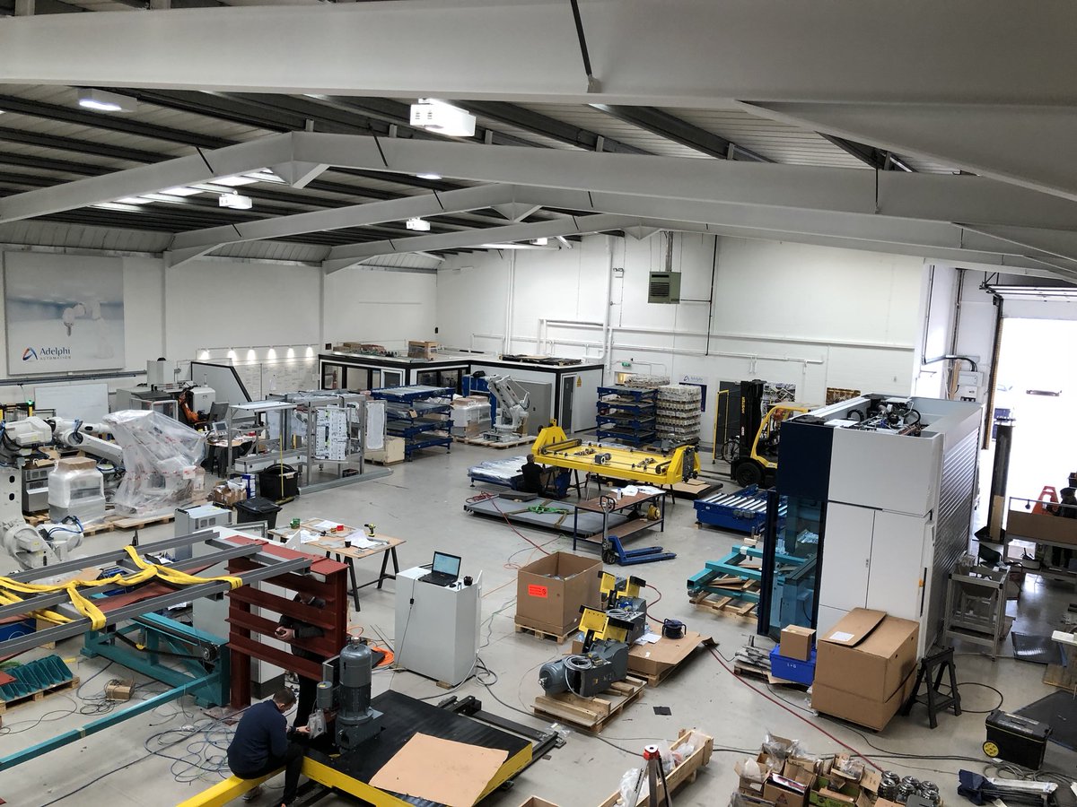 Adelphi_Auto's tweet image. An EXTREMELY busy workshop here at Adelphi Automation! Which robots can you spot in our workshop? #Adelphi #adelphiautomation #robots #robotics #software #softwareengineers #abb #abbrobotics #kuka #kukarobotics #staubli #staublirobotics