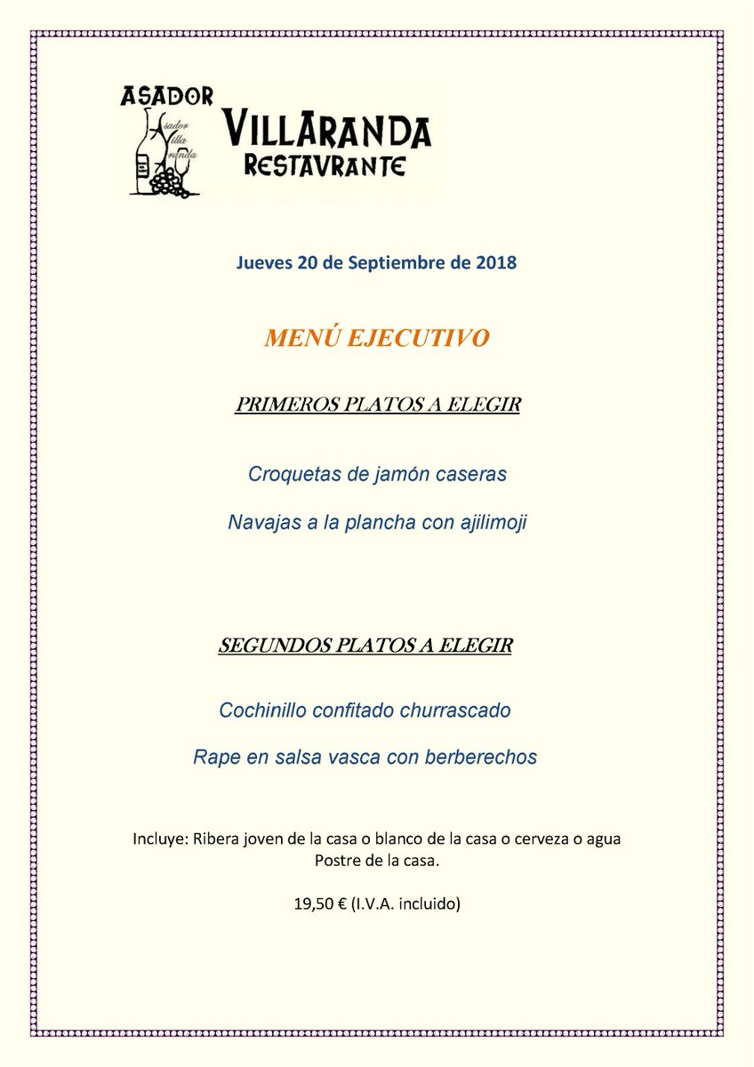 VillarandaAsado's tweet photo. Recuerda que los Jueves toca paella, no te la puedes perder
#gastronomia variada en #Alcorcón desde #restaurante #Villaranda https://t.co/yBKqXlvIVp