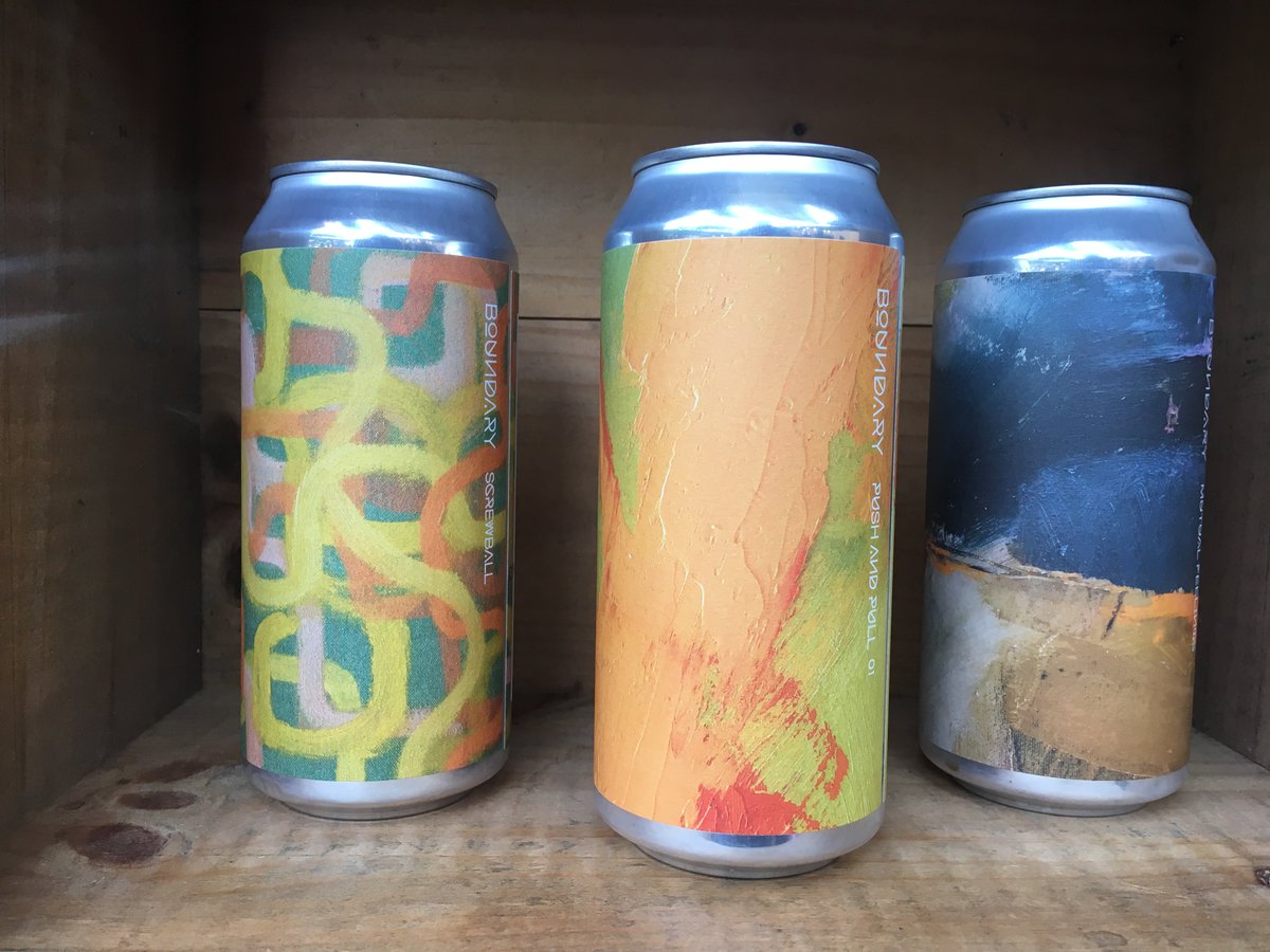Utobeer's tweet image. Check out these gorgeous looking cans from one of Irelands finest breweries @boundarybrewing! Push &amp;amp; Pull, Mutual Feelings &amp;amp; Screwball all in stock now! #Utobeer #BoroughMarket
