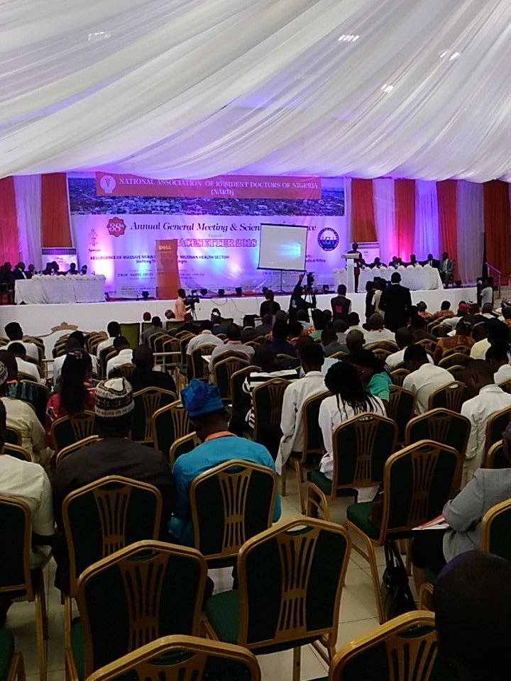 oime9's tweet photo. NARD AGM is up and running, issues surrounding management of the Nigerian health sector will be discussed. #ArdUch #pacesetter https://t.co/QXTxOyzco3