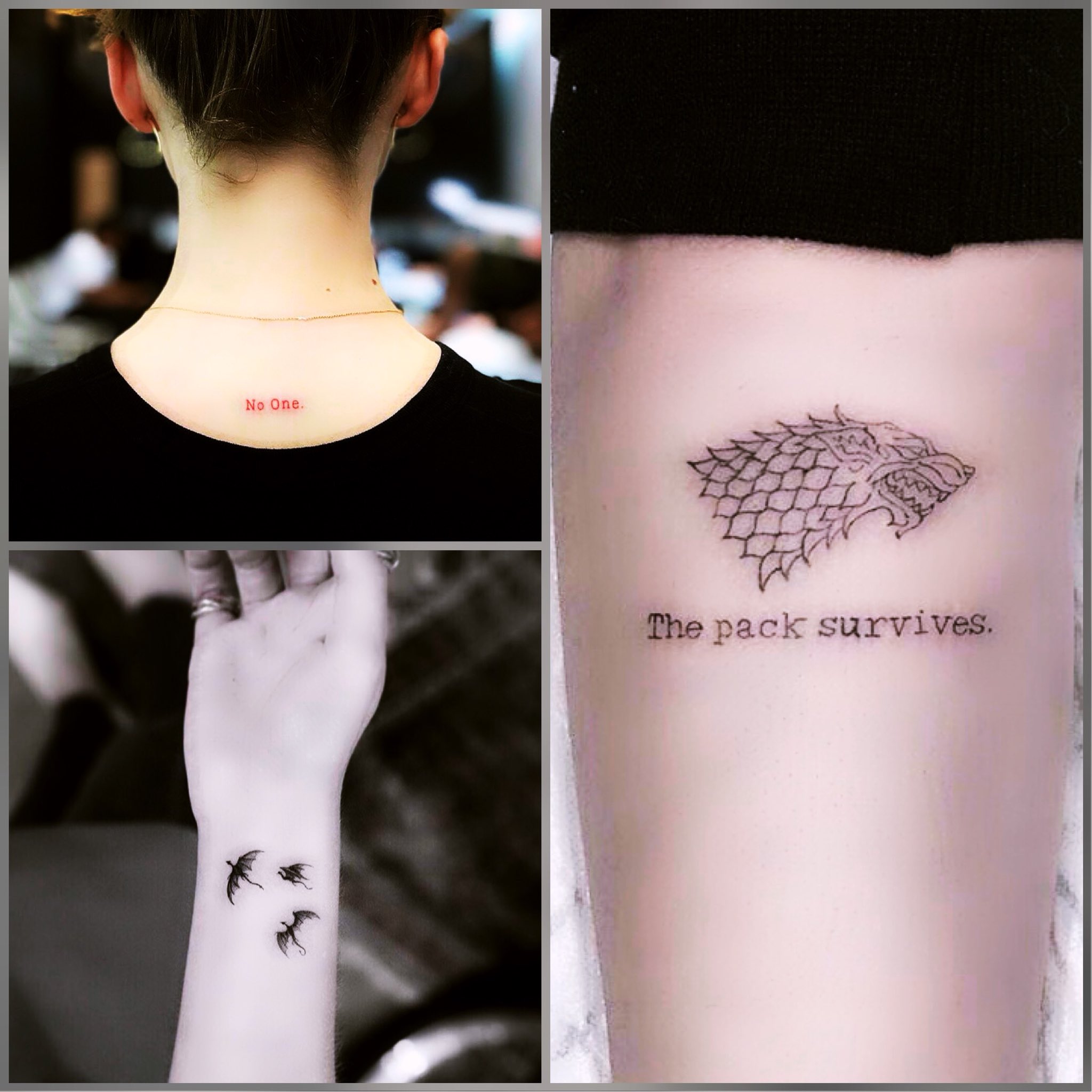Back Emilia Clarke Tattoo / Emilia Clarke Gets Dragon Tattoos, Rakhi