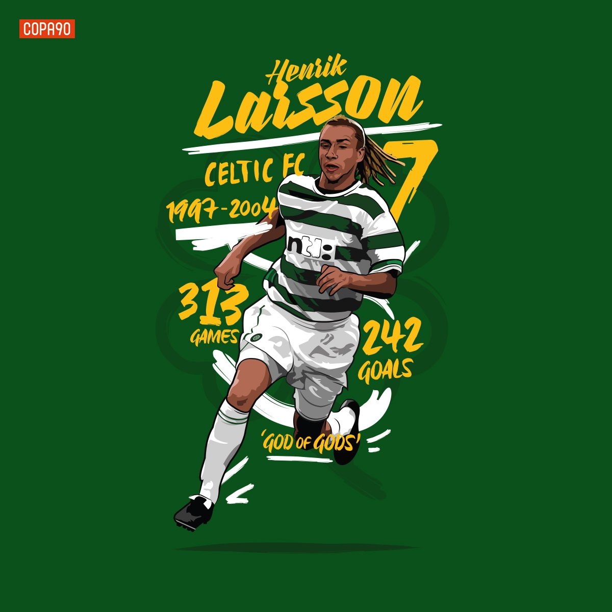 Happy 47th birthday to the \"God of Gods\" Henrik Larsson  [  