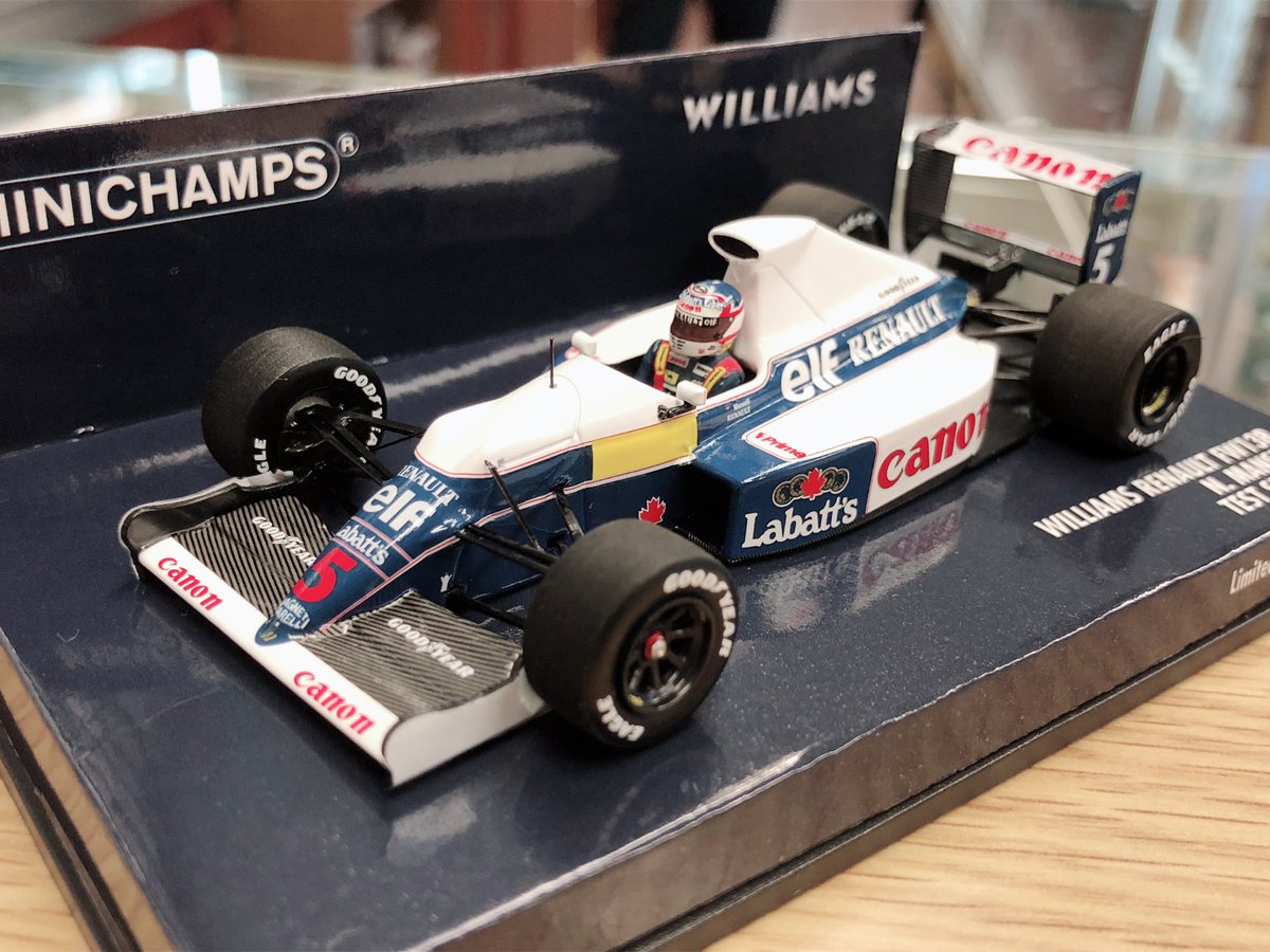 ミニチャンプス 1/43 ウィリアムズFW13B マンセル テスト 450個限定