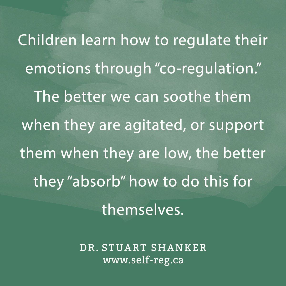Self-Reggers, I pose this question to you: how can we soothe children during the period of "co-regulation"? #Shanker365 #Day263 #SelfReg