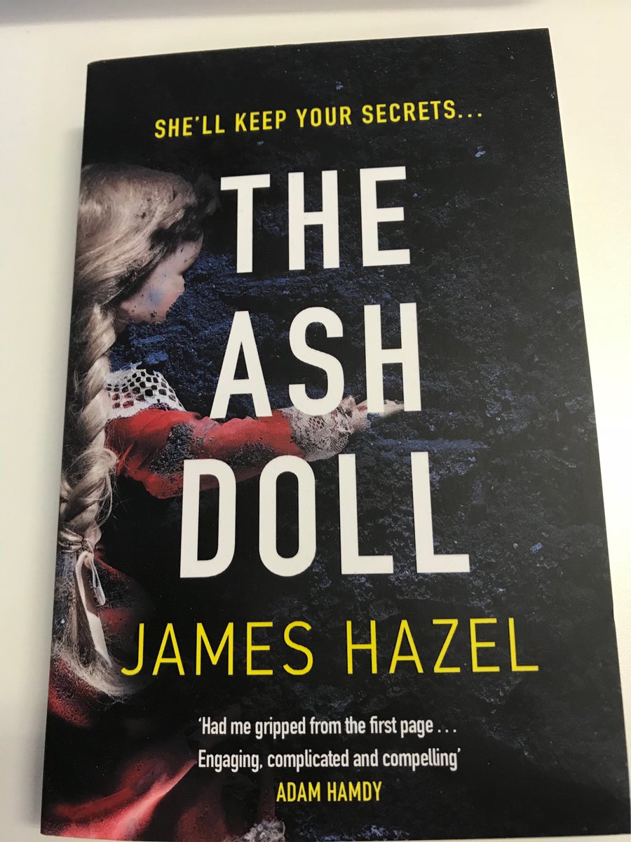 katherinecrime's tweet photo. Happy paperback Publication day @JamesHazelBooks #TheAshDoll out now @BonnierZaffre #CharliePriest https://t.co/rBckntyxBQ