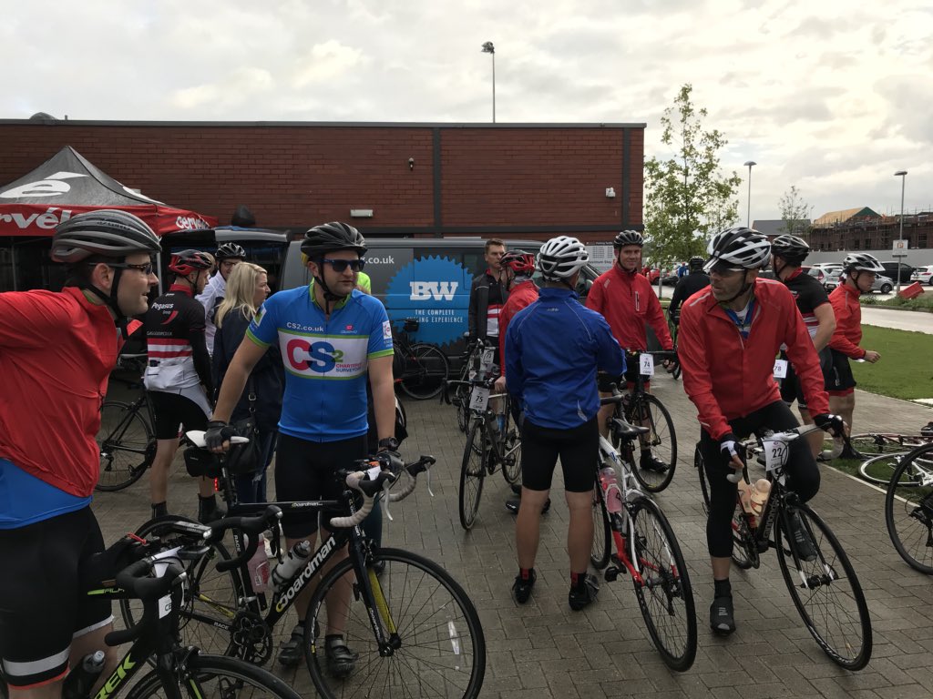 Day out of the office today helping the Bristol Property agents @The_BPAA on their annual bike ride. Bit wet but all in good spirits.