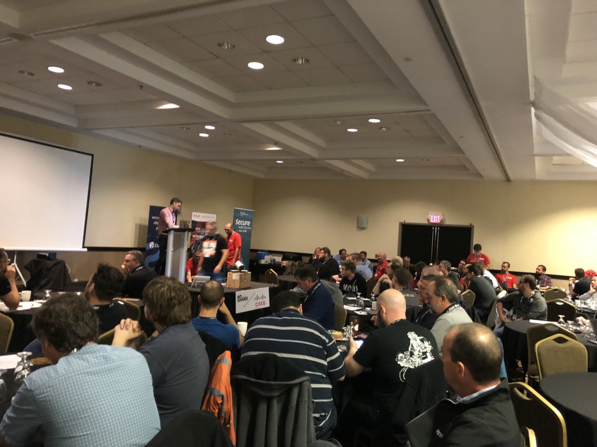 sjask709's tweet photo. #BSidesStJohns is jammed!! Looking forward to a great day. https://t.co/bPavHYyVVE
