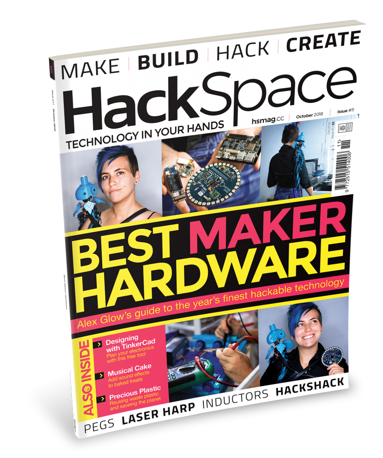 Raspberry_Pi's tweet photo. Happy new @HackSpaceMag! Issue 11 is out today, with the cream of this year's hardware crop, a shed to beat all others, PAT testing explained, the joy of angle grinders, and a super nifty affordable laser harp. Get your copy now!

https://t.co/LNs8jDVxGn https://t.co/uhLD5UvXYv