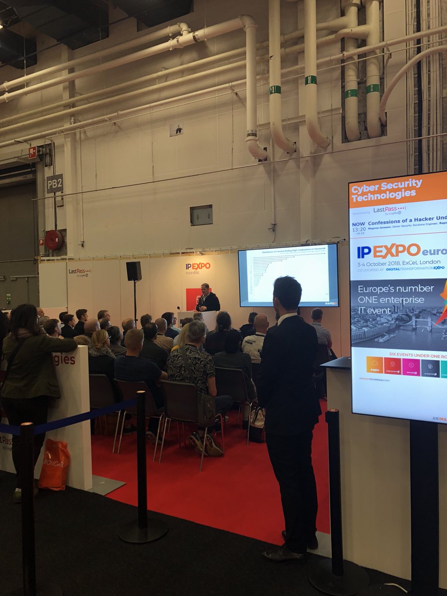 Confessions of Hacker Under the Hoodie and the Cyber Security Technilogies Theatre - great session