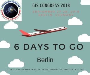 Giscongress's tweet image. 6 days to go...!!!!
Find more GIS and Remote Sensing updates on: …esensing.environmentalconferences.org 
Sessions on GIS and Remote Sensing : #Geodynamics #Spatial_Analysis_with_GIS #GIS_RS_in_Climate_Change.
Confirm your participation to relish the scientific experience.
