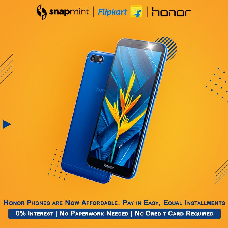 SnapmintEmi's tweet photo. Honor phones are on SALE! Rush to Flipkart now & grab #Honor starting at just Rs. 6,999/- Shop now & pay later in easy, affordable installments at 0% interest via Snapmint. Know more: https://t.co/YIM3Yy3Mjj
#Snapmint #Flipkart #IsmeSabHai #Sale #Offer #ShopWithoutCreditCard https://t.co/gXQ58ZuSgL