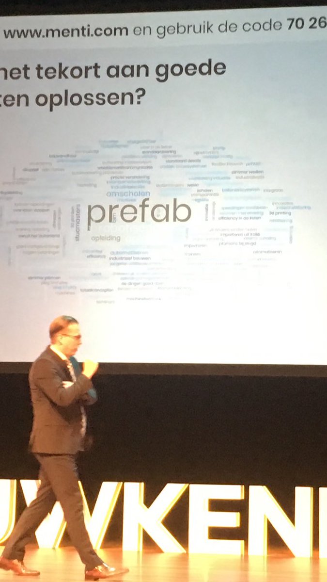 #Prefab de oplossing ! Spreek ik je tijdens de pauze ? #bkj18