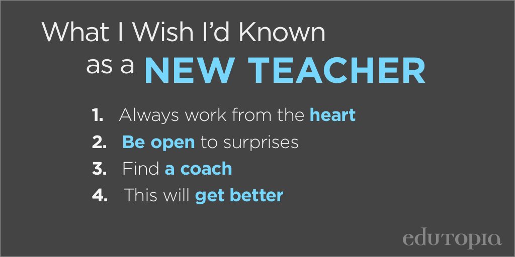 Great advice from fellow teachers—pass it along!