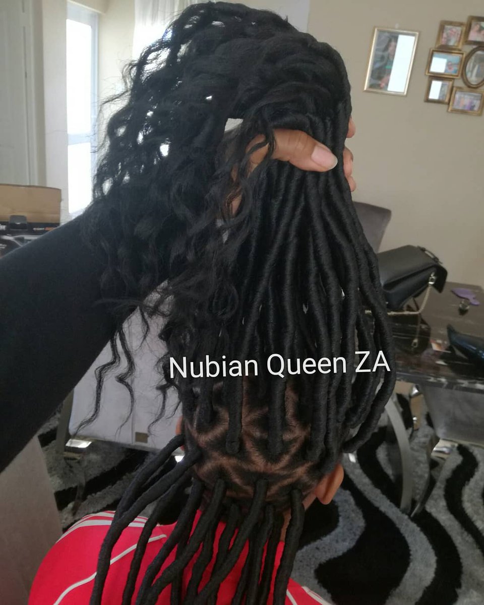 Nubian goddess faux locs