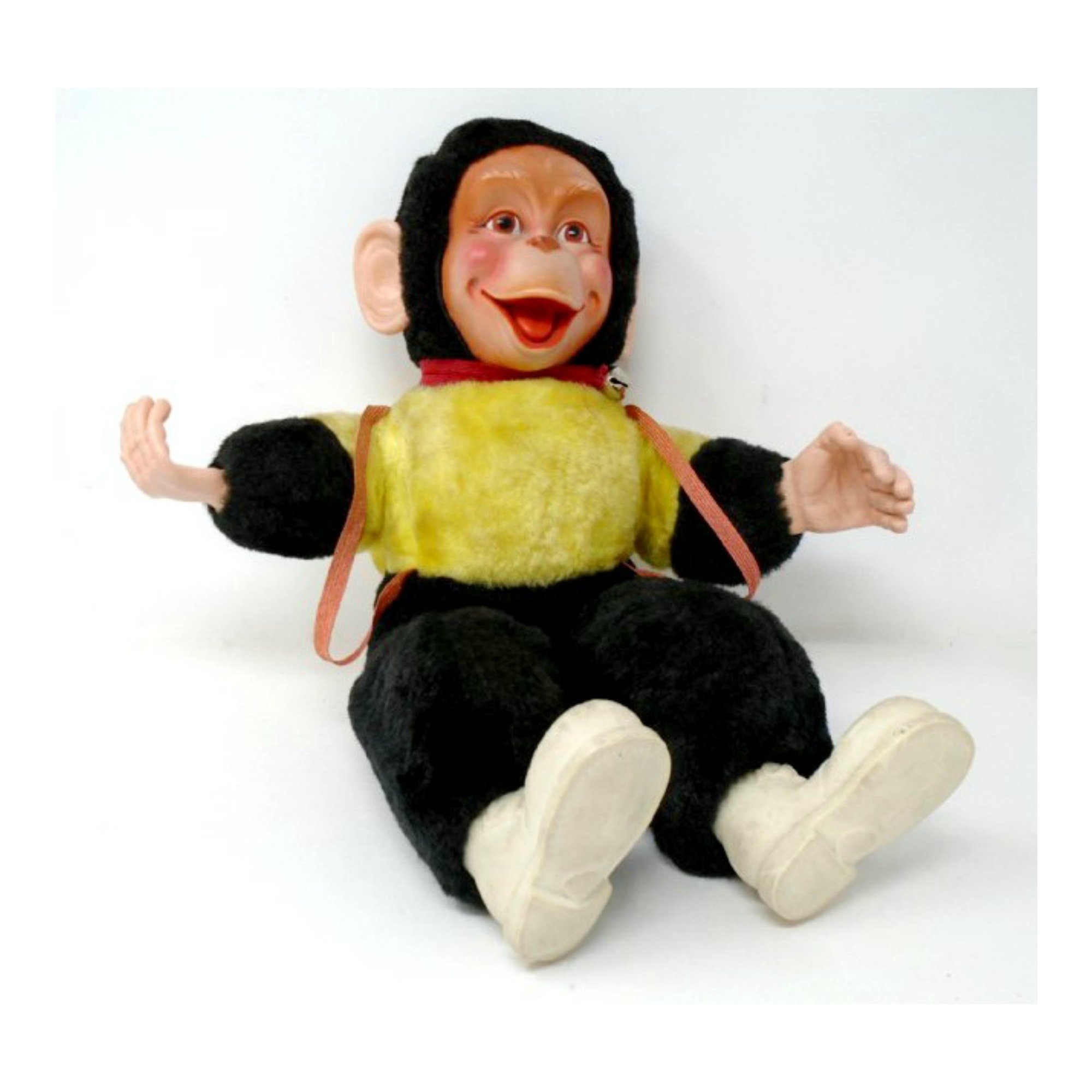 mr bim stuffed monkey with banana