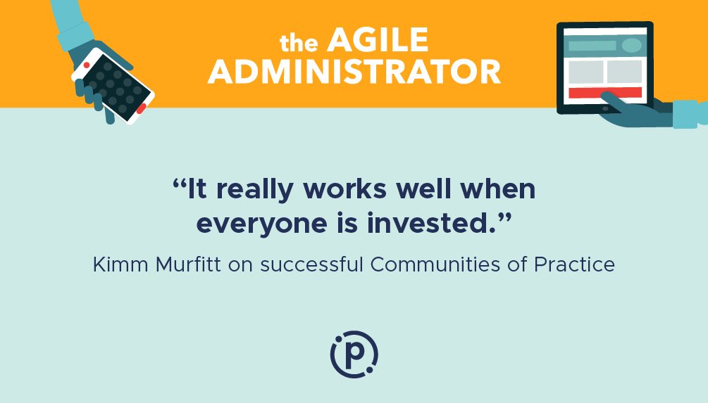 participate's tweet photo. When we work together, we can achieve more. Listen to our #agileadmin podcast to see how Communities of Practice support social learning and professional growth! https://t.co/puPoIqqK1v #CoP https://t.co/23XCIgmjDl