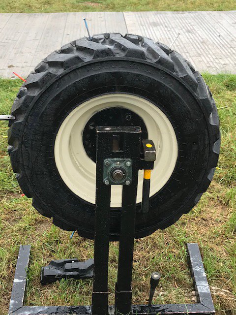 airsealproducts's tweet photo. Demo tyre all ready @APFExhibition for our penetration demonstration. #APF18 #tyresealant #punctures https://t.co/Pldu3vT5EF