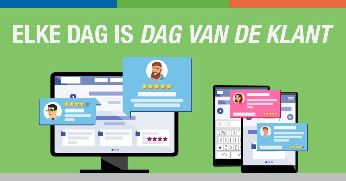 Het is #dagvandeklant maar bij ons staat elke dag in het teken van de klant. Wij doen alles voor de klant en dat zien we terug in de vele positieve reviews. Bedankt daarvoor en wij blijven natuurlijk onze stinkende best doen om jullie zo goed mogelijk te blijven helpen ⭐⭐⭐⭐⭐