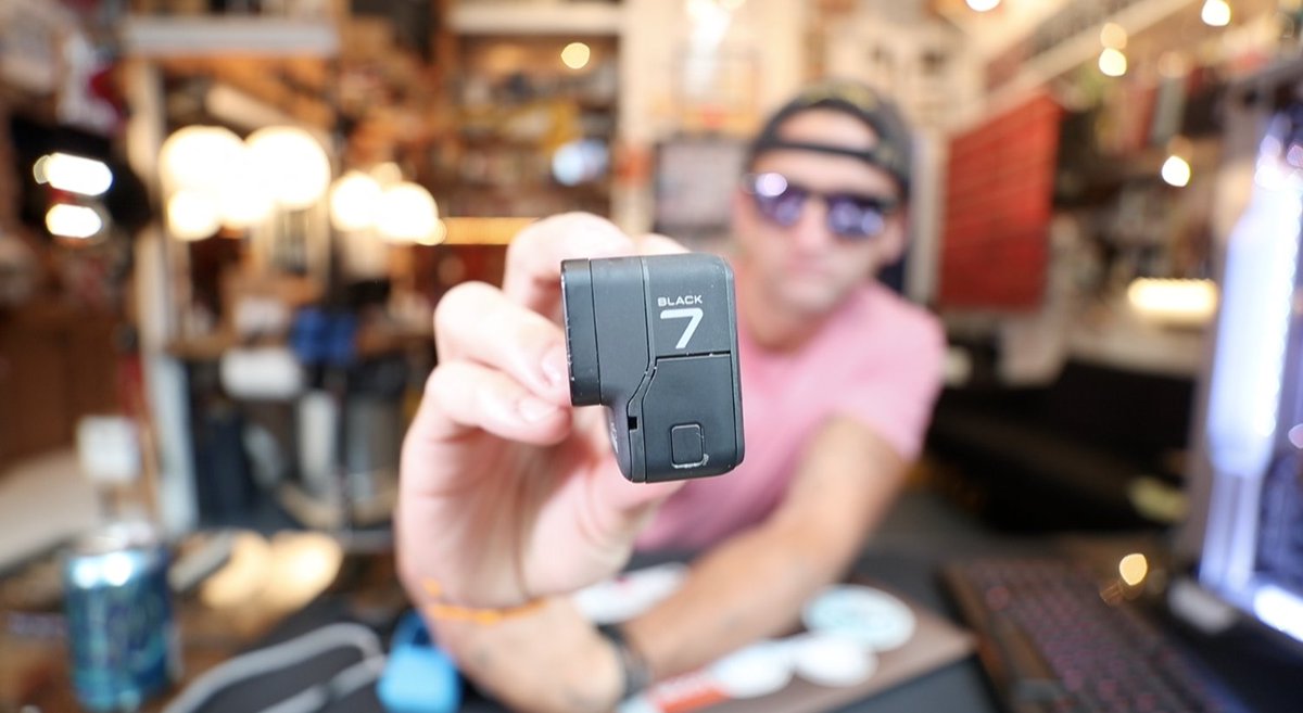 Casey's tweet image. so @GoPro just announced the 7.  i've had it for a couple of weeks; it is by far the best device they've ever made.  I have used it in nearly every video i've posted over the last couple weeks and it's hard to distinguish from my SLR footage.  REVIEW COMING SOON!