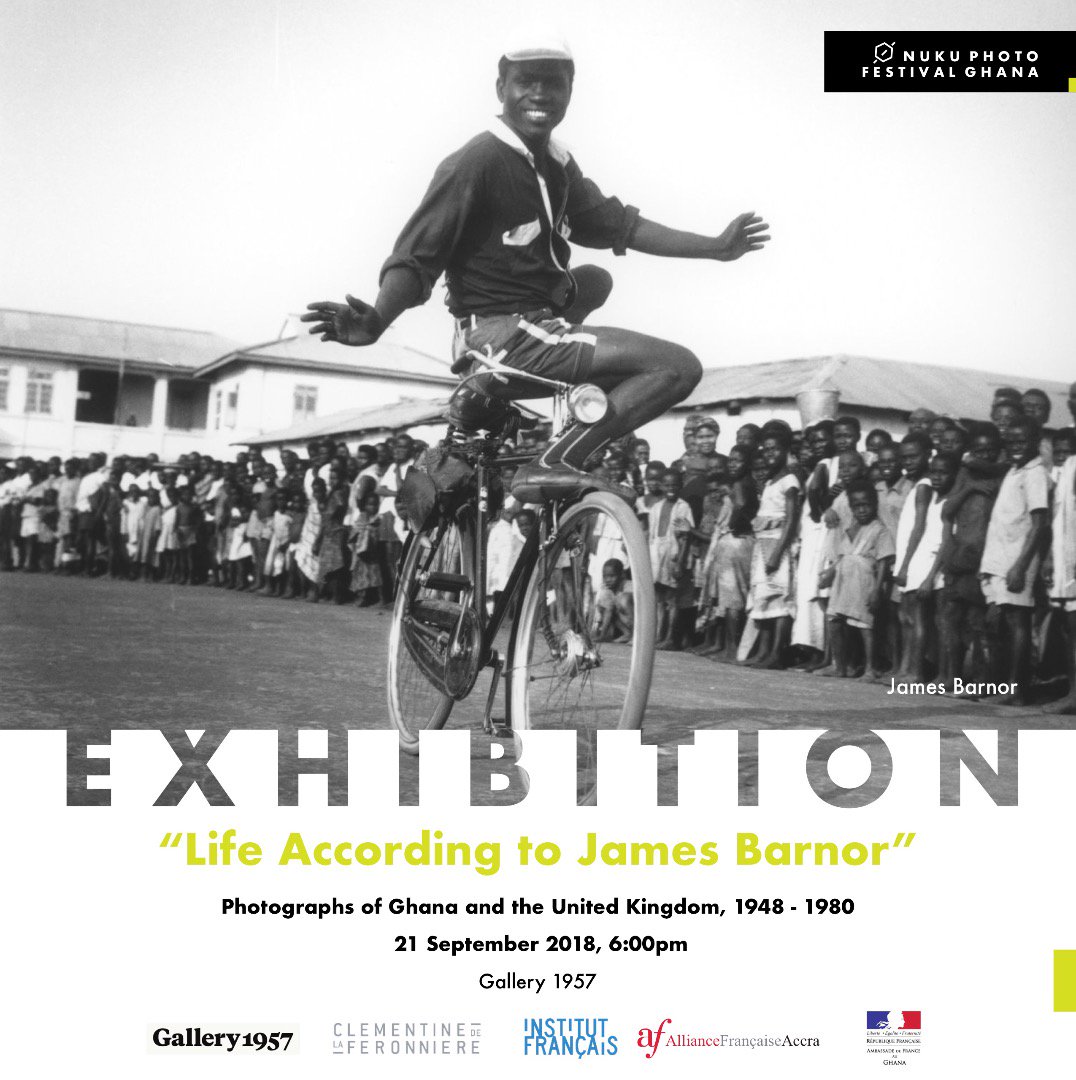 Tomorrow, 21 September, will be the last day of the first #NukuFestival. Our last exhibition will open at <a href="/Gallery1957/">Gallery1957</a> at 6pm, “Life According to James Barnor”, showcasing works of the legendary photographer from Ghana and the UK 1948-1980. More info: nukufestival.com/exhibitions/li…