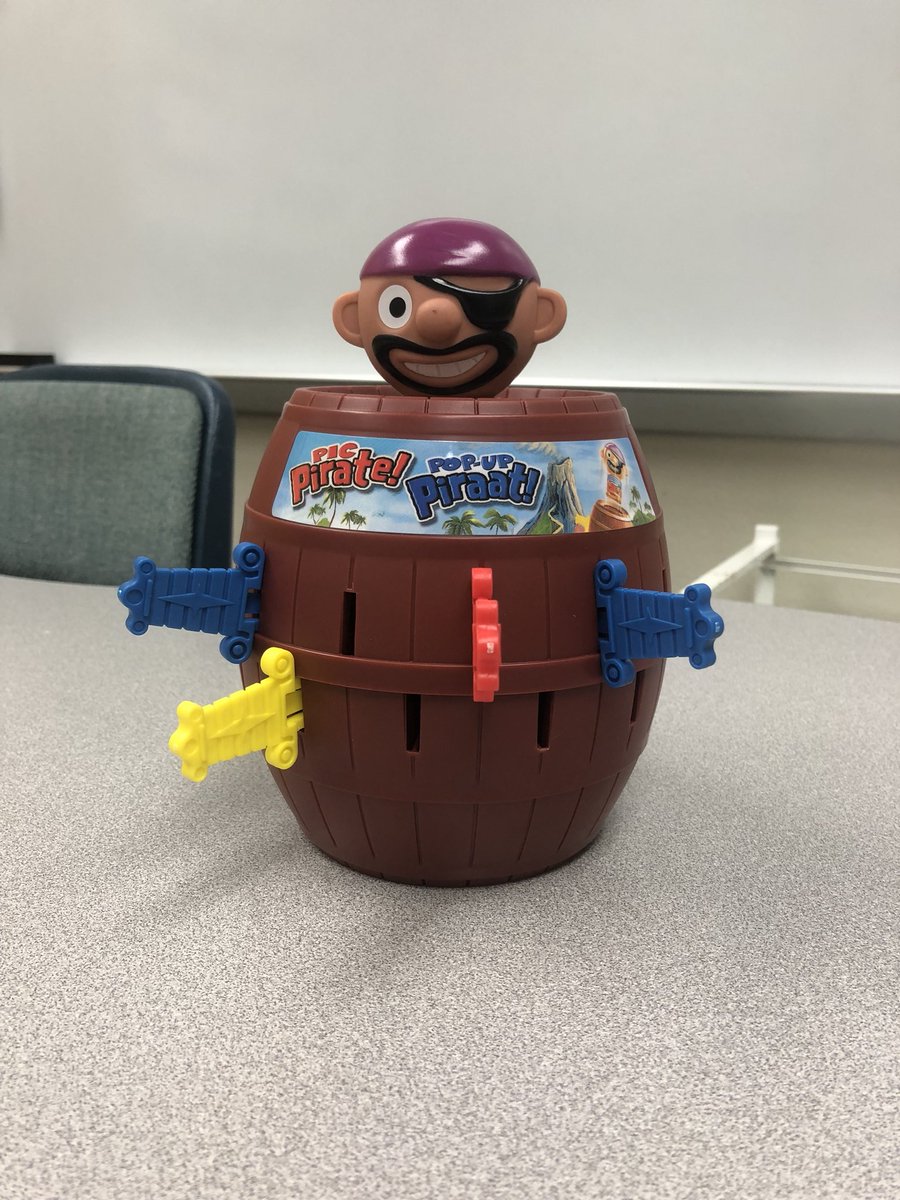 LauraPrice_SLP's tweet photo. Yesterday we celebrated national #TalkLikeAPirateDay in Speech with a classic game of “Pop Up Pirate” and lots of pirate talk! #SpeechTeachersHelpYouLearnYourArrrrr #SpeechIsFun #beverlylearns @StrongBobcats https://t.co/CVrE7iYX4U