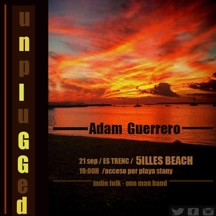 adamvoz's tweet photo. ESTE SERÁ EL TELÓN DE MAÑANA VIERNES 21SEP /// 
UN VIAJE SOBRE LAS ALFOMBRAS DE "EL ERRANTE HOMBRE ORQUESTA" #atardecer #emblematico #5illesbeach #Mallorca """ 20sep PORT ADRIANO / 21 ES TRENC / 22 CALA SA NAU / 23 PALMANOVA / 24 ES TRENC / 25 C.SANT JORDI ......"""""#VIAJEROENT https://t.co/90d5cVBUcJ