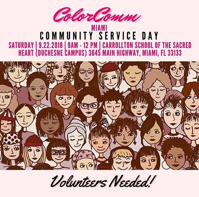 marcommmogul's tweet image. JOIN US THIS WEEKEND! @colorcomm is having its National Day of Service this Saturday &amp;amp; the ladies of #ColorCommMIA will be partnering with none other than Honey Shine, Inc. to pour into young women!