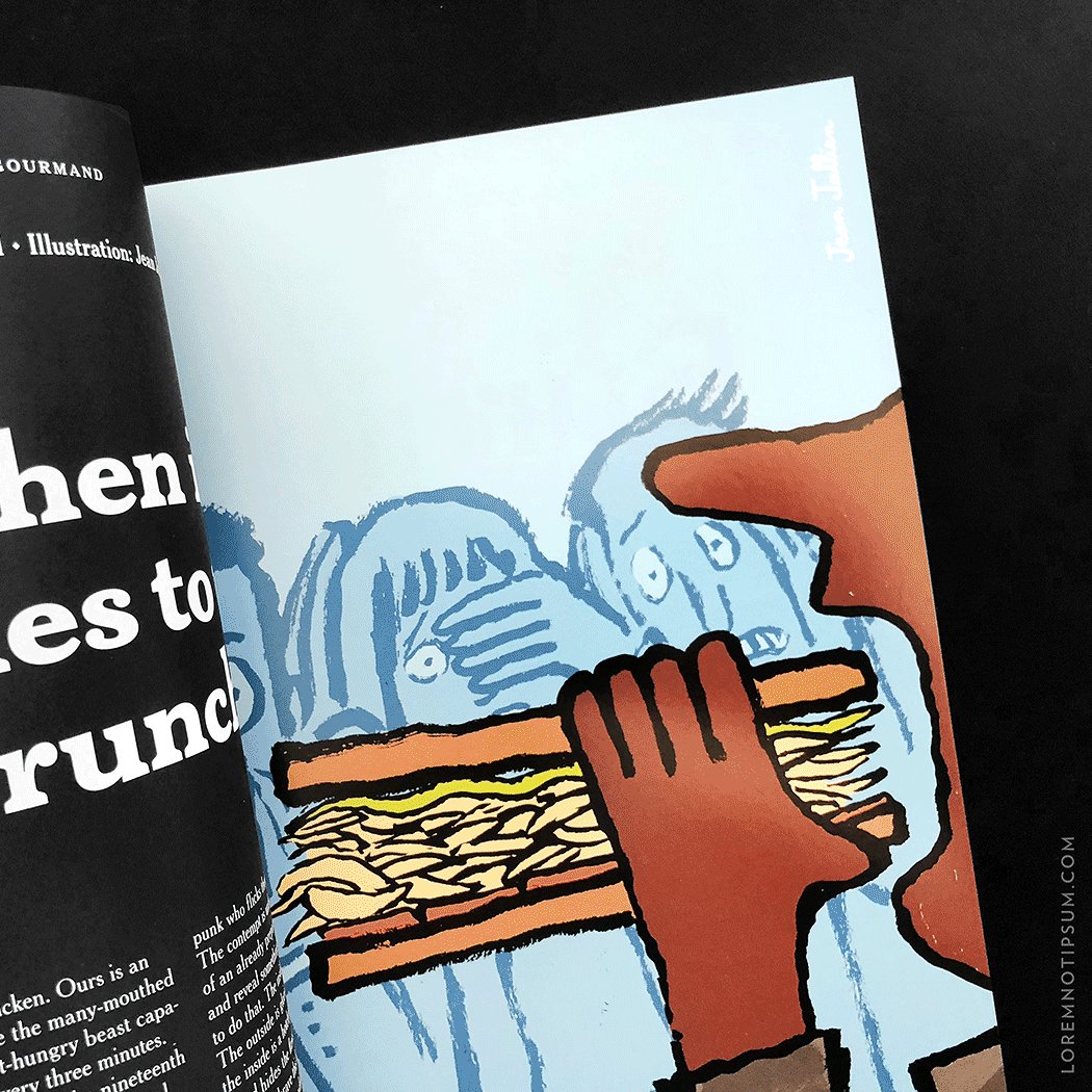 The wonderful 11th issue of The Gourmand is out now: lorem.is/thegourmand11