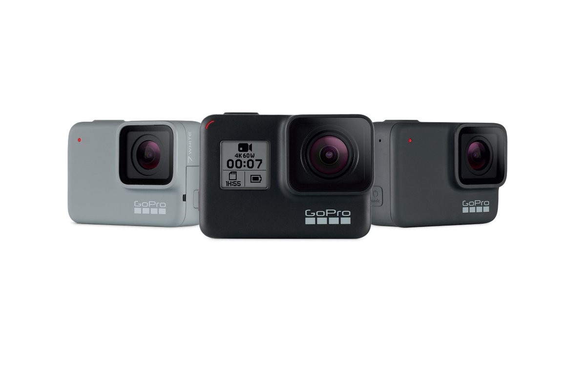 GoPro’s Hero 7 Black features live-streaming, smooth stabilization, and 4K video at 60 fps