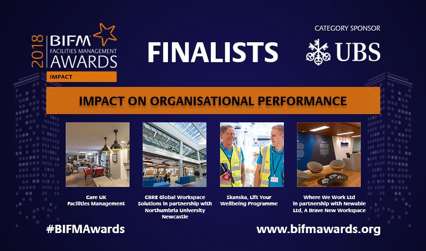 IWFM_Awards's tweet photo. Meet the #BIFMAwards finalists that demonstrate best practice &amp; innovation in the #FM industry, showing significant contribution to the performance of the organisation and the resulting benefits for their shareholders, employees and customers https://t.co/6rXoDVcSo5 https://t.co/cZuEVeF10N