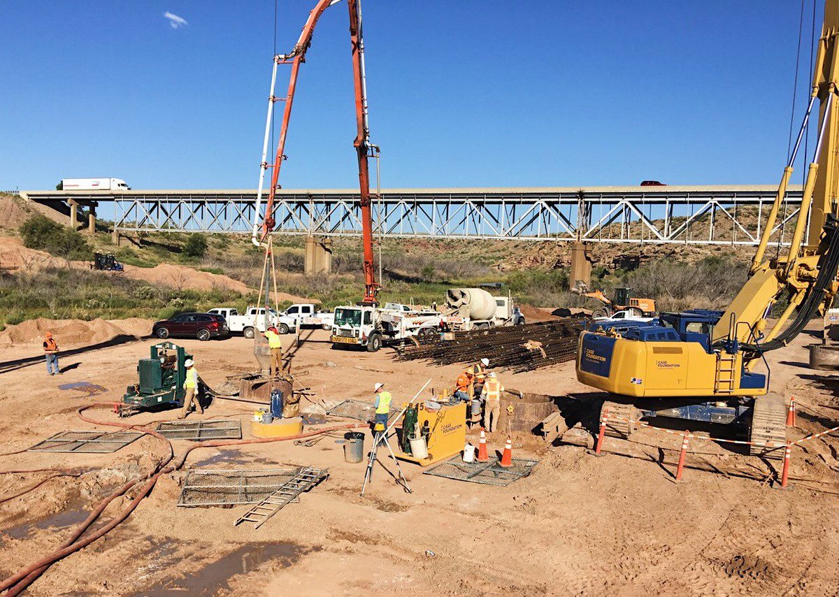A snapshot from a recent bridge project in New Mexico.