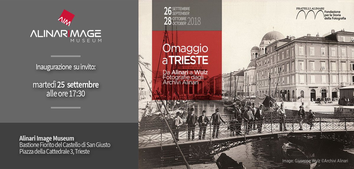 Discover Trieste (@discovertrieste) on Twitter photo All' <a href="/alinariimage/">Alinari Image Museum</a> museum di #Trieste è stata inaugurata ieri una nuova mostra: omaggio a Trieste vi aspetta per un viaggio tra le fotografie della nostra città!
discover-trieste.it/Trieste-Now/Om… All' <a href="/alinariimage/">Alinari Image Museum</a> museum di #Trieste è stata inaugurata ieri una nuova mostra: omaggio a Trieste vi aspetta per un viaggio tra le fotografie della nostra città!
discover-trieste.it/Trieste-Now/Om…