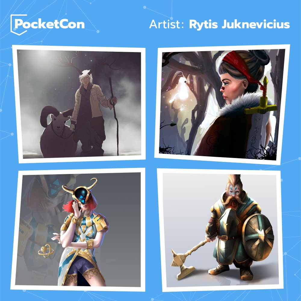 Juknevicius is absolutelly fanatic about fantasy art and characters. He loves every aspect of the creation process, from start to finish, therefore he tries to deliver his best with every piece he makes. See more:
bit.ly/2NnXHbs 
#digitalart #fantasyart #pocketcon