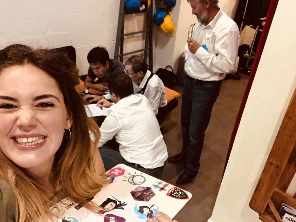 ClemenceLebron's tweet photo. IBM escape game for developers #escapedev #resolvemychallenges @ Paris @flocalvez @IBMWatson @IBM_France #nodered Time is limited! https://t.co/7StALVTGCJ
