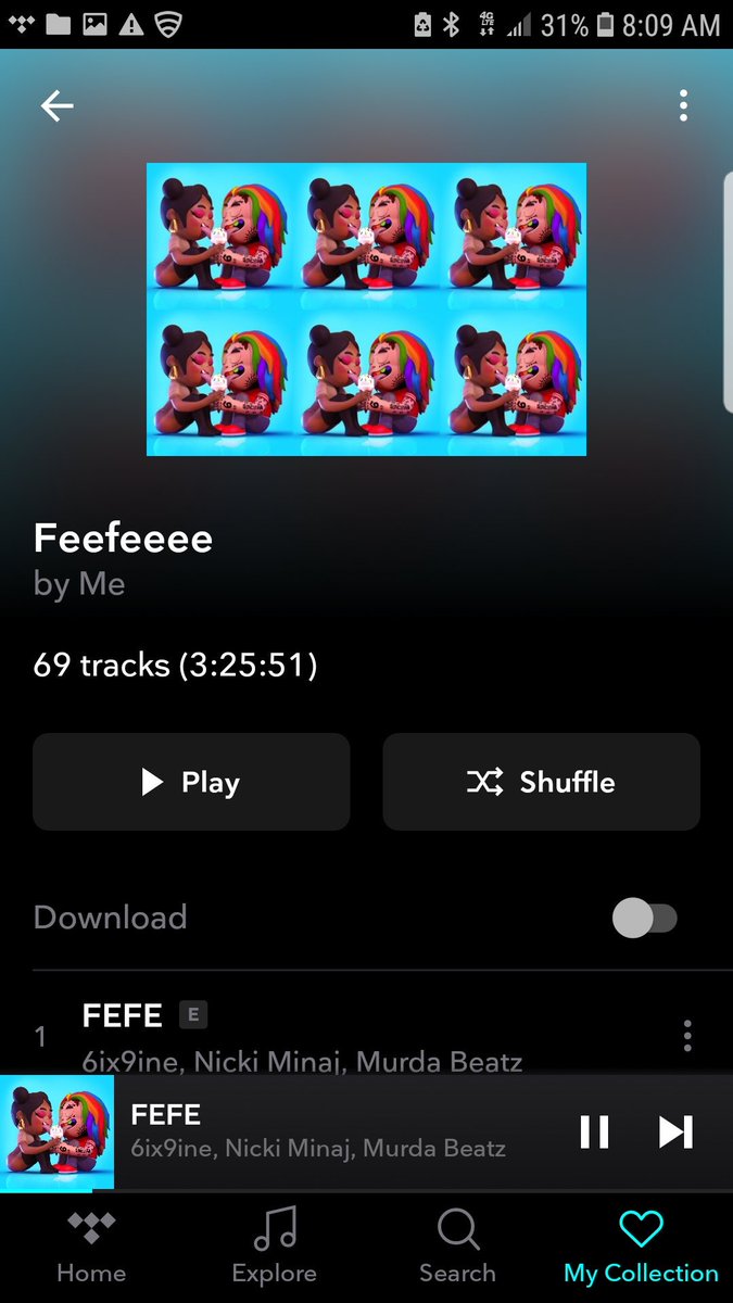 BExNickix's tweet photo. No other mood but this! LOYALTY to the #Queen @NICKIMINAJ and to the Barbz on the same page.
Fuck ! Everybody! Else!
#StreamFeFe #FEFE #FefeStreamingParty https://t.co/zjvtuFy25n