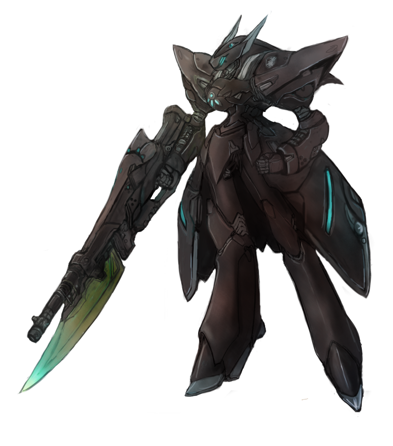 今宵は久々にメカ絵を貼り(〃v〃)ノ
PRWGの頃の作品をリメイクしてみました。
銀河帝国宇宙軍第二艦隊に所属するエリュシオン聖導艦隊のアフター時の主力量産機という位置という設定です!
ヴァリエルのデザインが素敵だったので派生機を色々作ったあの頃が懐かしい…。 