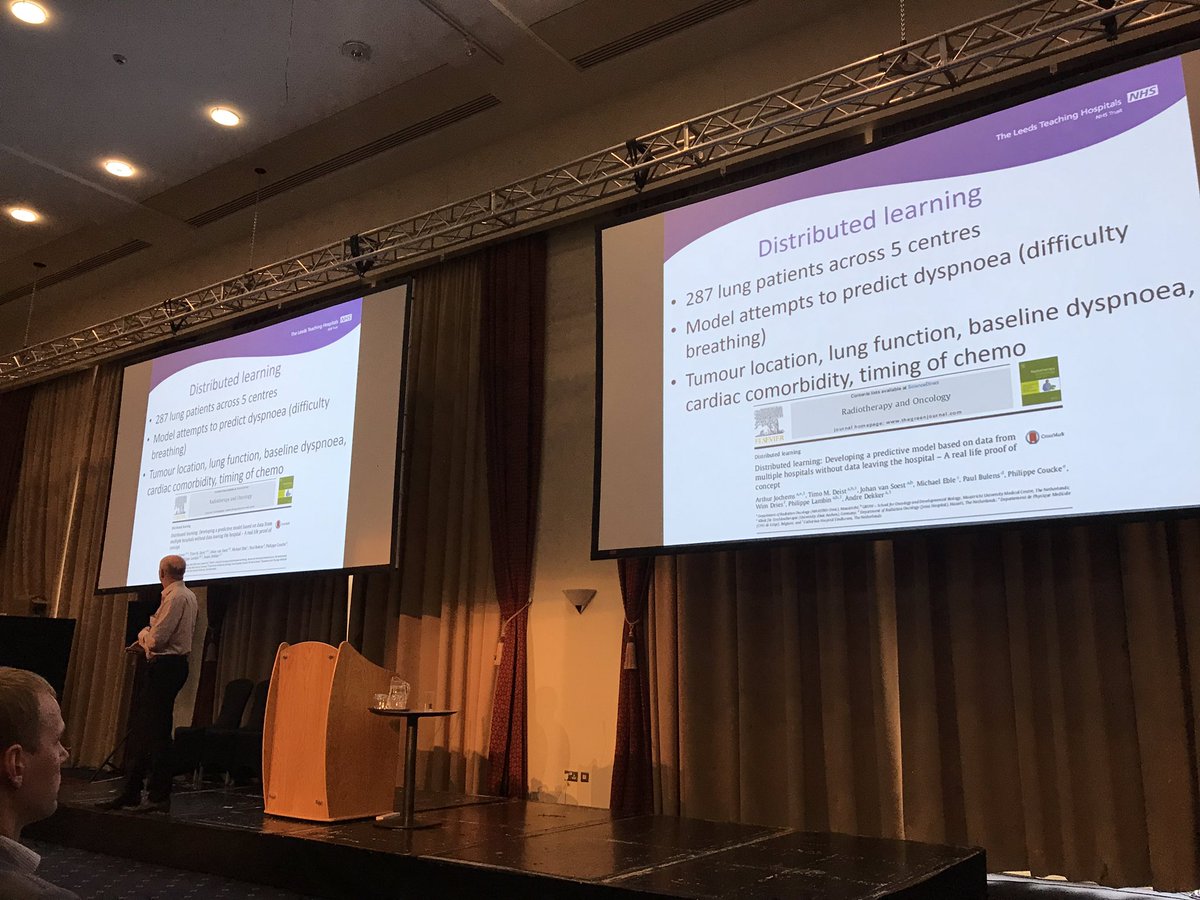 andrew2jackson's tweet photo. @johnlilley13 from @Leeds_Cancer talking, data mining and data quality at #ipem2018. Referencing @Elekta the @TheChristieNHS and @VelindreCC @MarkPriceDavies @R1chardatron https://t.co/Bf0m05A37r
