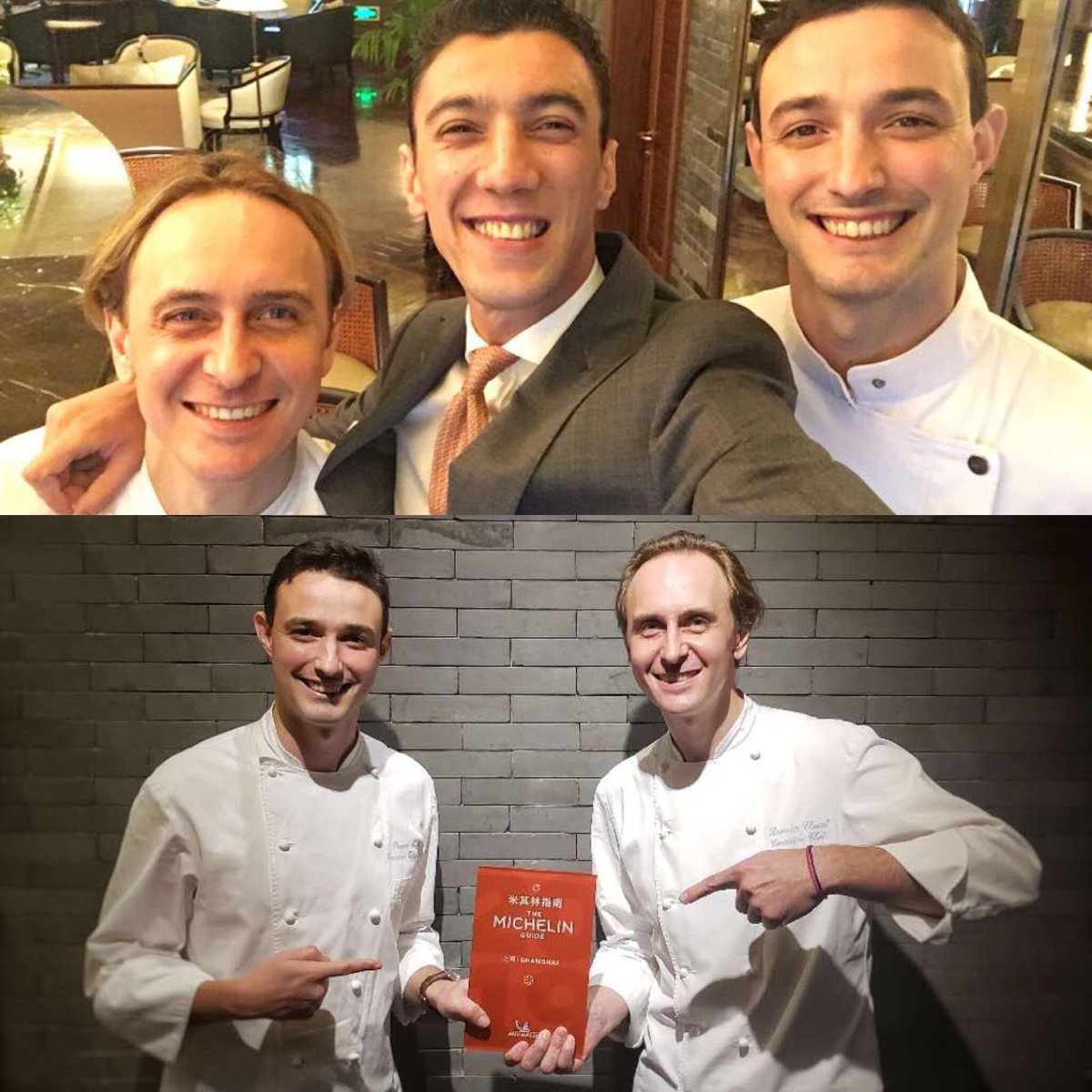 1 an d’ouverture,1 étoile au <a href="/michelinguide/">Michelin Guides</a> pour le restaurant: Le Comptoir de Pierre Gagnaire. Bravo et merci à l’équipe ; on est fiers!  #shanghai <a href="/capellashanghai/">Capella Shanghai</a> #team #passion