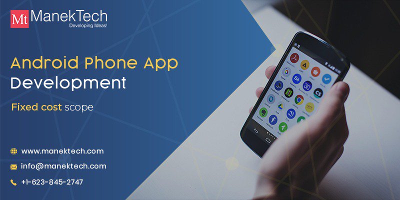 ManekTech's tweet image. Many businesses now trust on Android Application as a profitable resource to rising their enterprise. We are one of the best Android App Development company who develop the rich development service with mobile lnkd.in/fjTKiTN #Androidappdevelopmentservice