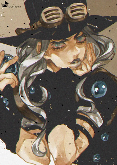 #JOJO版深夜の真剣お絵描き60分一本勝負 ジャイロ
時間オーバー失礼します? 