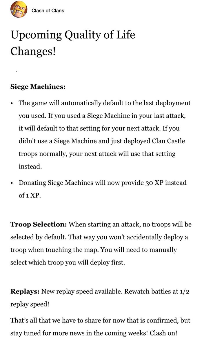Clash of Clans tweet media