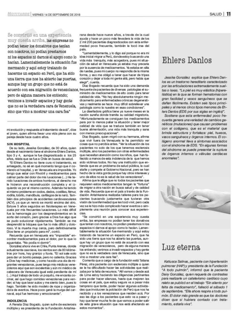 Fevepof's tweet photo. "Migrar para salvar la vida" por @yadivaz de @webnotitarde con relato de @antahkaranaEM y @jessikagsandov1 @Renatadiazb 2/2 https://t.co/B8f6ejAwee