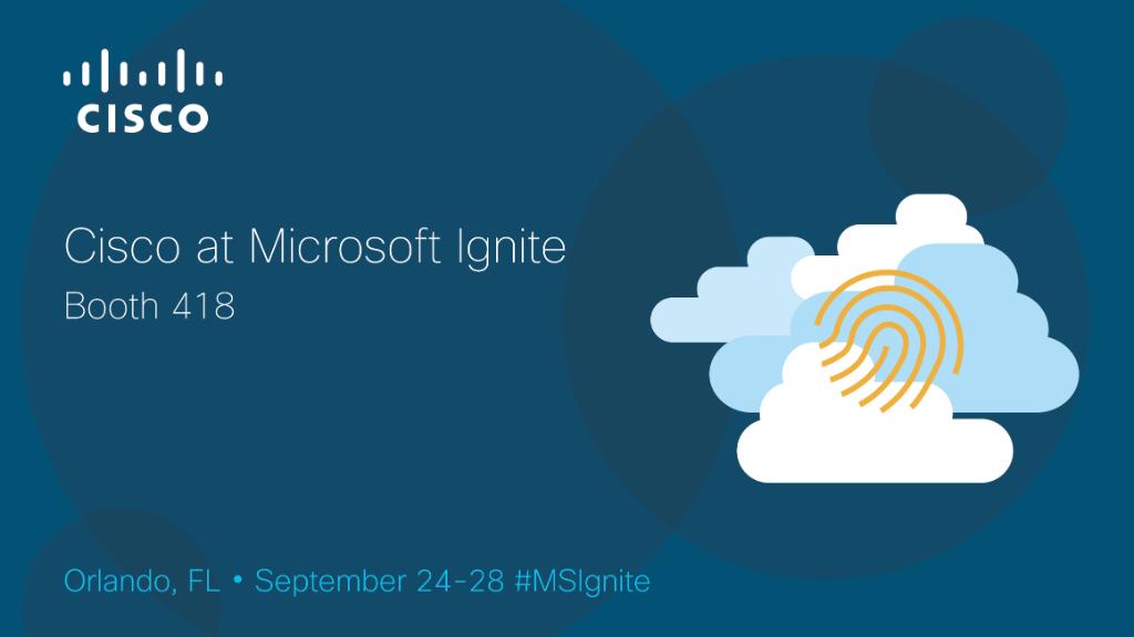 What if your cloud journey could be simple and innovative? Learn how Cisco cloud solutions can help during our #MSIgnite breakout session on 9/27: cs.co/6017DF9d1