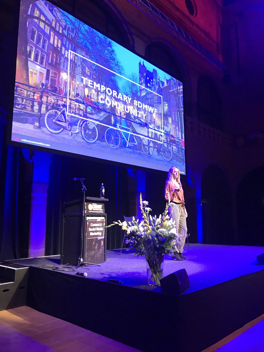 vivops's tweet photo. Last presentation about communities. By @maartjeblij I ❤️ communities.  #DMWF https://t.co/87tLJfHw1o