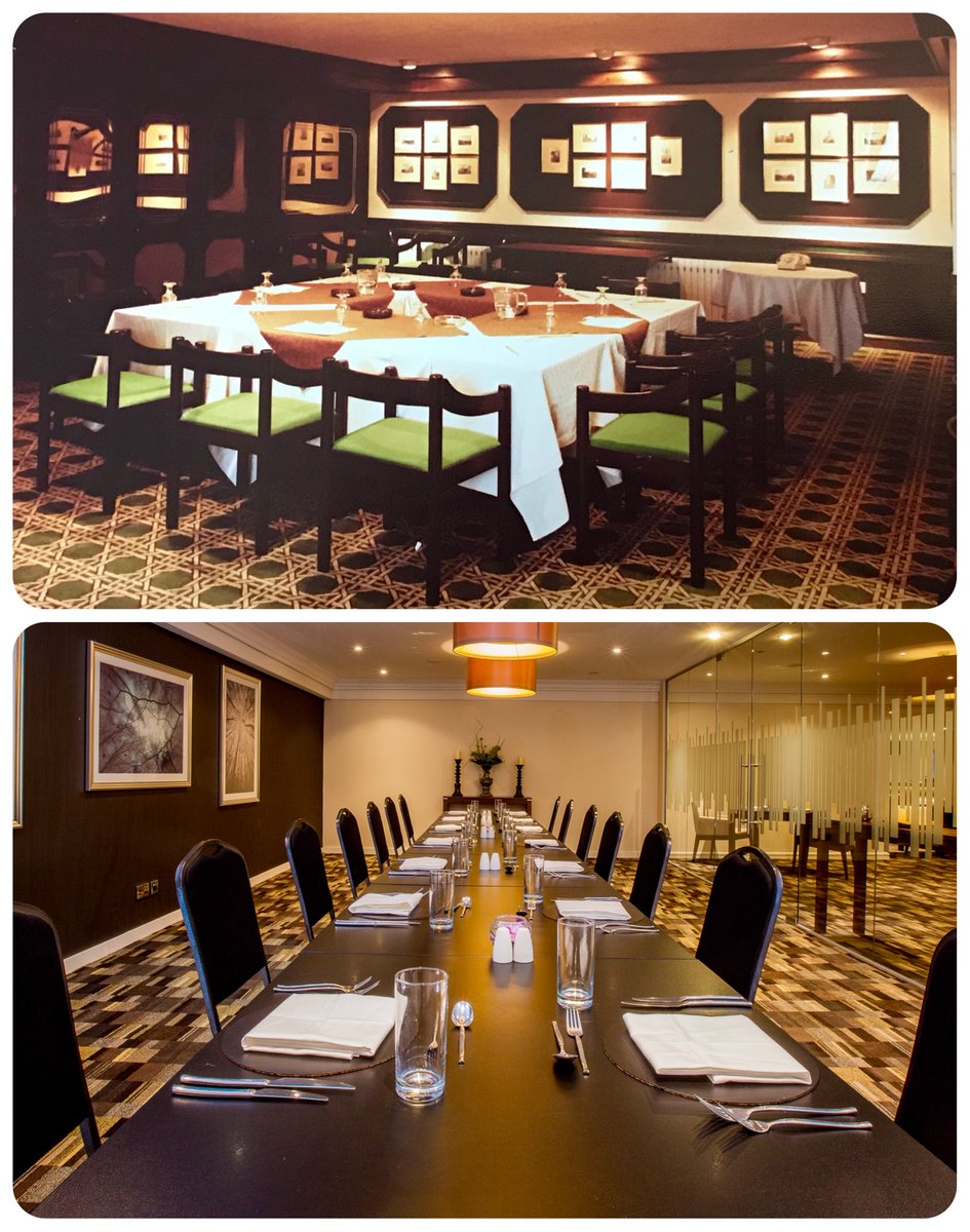 How much has our private dinning area changed!? 👀 Did you know that it can accommodate up to 30 guests for private functions 😊
If you’re interested in booking this area please call our sales team on 01772 868000 or events.samlesbury@squirehotels.co.uk 
#throwbackthursday