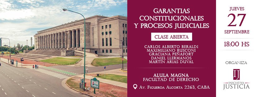 La semana que viene en la Facultad de Derecho se va a hablar de garantías constitucionales y procesos judiciales. Todavía algunes somos así, democráticos, nostálgicos...nos cuesta soltar la Constitución.
