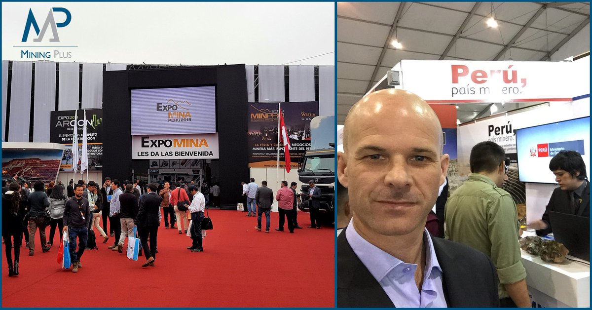 MiningPlus_'s tweet image. Mining Plus enjoyed attending ExpoMina Perú 2018 which took place last week in Lima. Paul Murphy - Manager South America at Mining Plus was present at the conferences, learning about the technological innovations, and new public policies to name some.