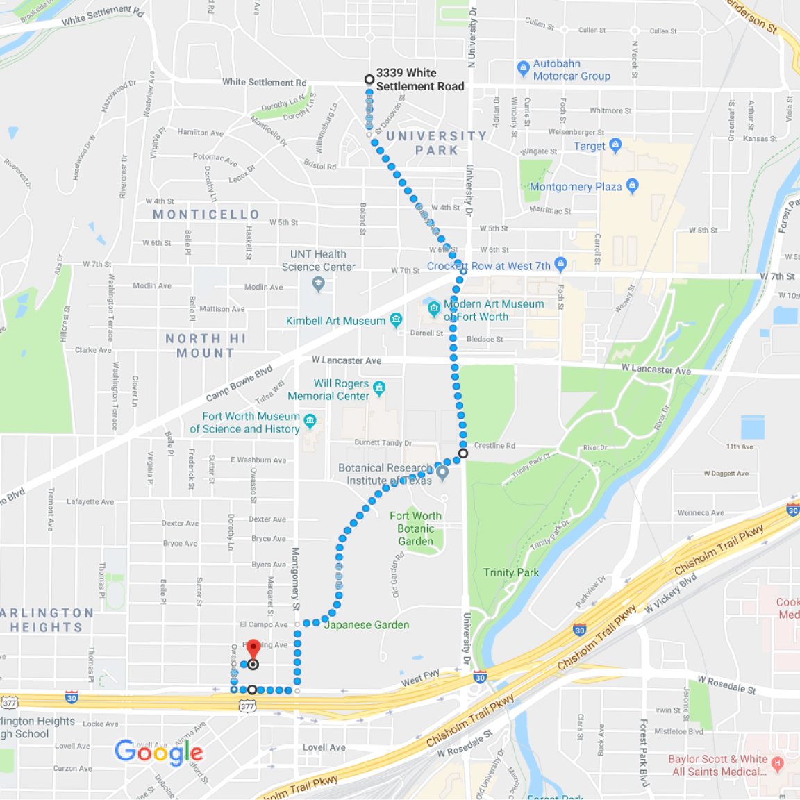 fortworthpd's tweet photo. Funeral Procession route for Officer Hull:
the public is encouraged to line the route & show & express their condolences. The funeral starts at 1 p.m. & is estimated to last approximately 90 minutes. The procession will begin after the service.
#Details #Memorial https://t.co/upv4daAsqe