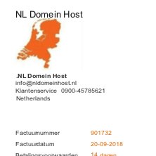 Hee, er worden weer facturen vanuit nldomeinhost.nl gestuurd. Dus let op en betaal niet.

<a href="/sidn/">SIDN</a> heeft het domein gelukkig nog steeds geblokkeerd.