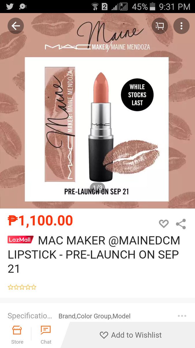 elaykho's tweet image. Ito na...😃😃😃

#mainedcmForMAC